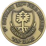 101st Airborne Division (Air Assault), 320th Field Artillery Regiment "Top Guns" (♥), 1st Battalion