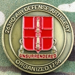 263rd Air Defense Artillery Regiment, Organized 1756