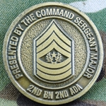 2nd Air Defense Artillery Regiment, 2nd Battalion, CSM