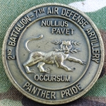 7th Air Defense Artillery Regiment, 2nd Battalion, Panther Pride