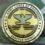 U.S. Army Corps of Engineers, Seattle District, District Commander