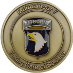101st Airborne Division (Air Assault), 801st Main Support Battalion, "Maintaineer 7" CSM, (♠)