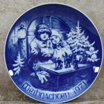 Bareuther Weihnachten Christmas Plate 1971