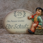 M.I. Hummel 187 1975 Else Schulz, 13.9.1975 25 Years of Service, Tmk 5, 1947, Type 1