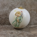 M.I. Hummel 3021 Heavenly Angel Ceramic Ball Ornament Tmk 6, Type 1