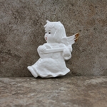 M.I. Hummel 580 Angel with Lute Tmk 7, White, Type 1