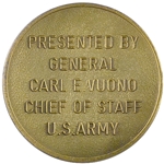 31st Chief of Staff of the Army , General Carl Edward Vuono