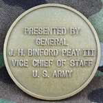 Vice Chief of Staff of the U.S. Army, General J.H. Binford Peay III