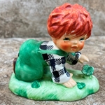 Goebel Figurine, Charlot Byj Red Head Series, BYJ 44 Lucky Day, Tmk 5, Type 1