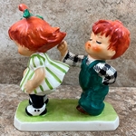 Goebel Figurine, Charlot Byj Red Head Series, BYJ 40 Guess Who, Tmk 4, Type 1