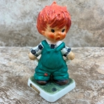 Goebel Figurine, Charlot Byj Red Head Series, BYJ 27 Plenty of Nothing, Tmk 4, Type 1