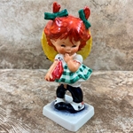 Goebel Figurine, Charlot Byj Red Head Series, BYJ 4 Little Miss Coy, Tmk 3, Type 1