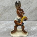 Goebel Figurines, Bavarian Bunnies, Tennis Boy, Tmk 6, Type 1