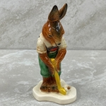 Goebel Figurines, Bavarian Bunnies, Golfing Boy, Tmk 6, Type 1