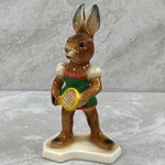 Goebel Figurines, Bavarian Bunnies, Tennis Girl, Tmk 6, Type 1