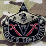 Challenge Coin,  101st Finance Battalion, “Eagle’s Treasure” 102