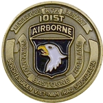 101st Airborne Division (Air Assault), Division Commander, Iraq Saudiarabia, 1 1/2", MR Schaughnessy, , Type 2