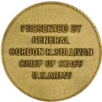 32nd Chief of Staff of the Army, General Gordon R. Sullivan