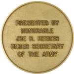 Under Secretary of the Army, Joe R. Reeder