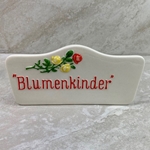 Goebel Figurine, Lore 238 Blumenkinder, Plaque, Tmk 4, Type 3