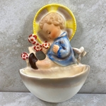 M.I. Hummel 36/1 Child with Flowers, Holy Water Front Tmk 3, Type 1