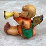 M.I. Hummel III/40/0 Angel, Joyous News with Trumpet, Candleholder Tmk 2, Type 5, Base