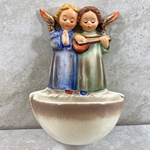 M.I. Hummel 146 Holy Water Font, Angel Duet Tmk 2, Type 1