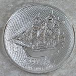 2022 Cook Islands Ship, One Ounce, .9999 Fine