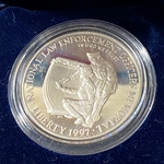 1997-P National Law Enforcement Commemorative Silver Dollar Proof