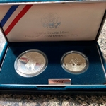 1992-P Columbus Quincentenary Commemorative Two Coin Proof Set