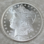 One Ounce Morgan, .999 Fine Silver Round