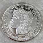 One Ounce 2015 Morgan, .999 Fine Silver Round