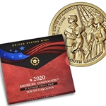 American Innovation 2020 $1 Reverse Proof Coin - South Carolina