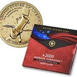 American Innovation 2020 $1 Reverse Proof Coin -Maryland