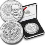 2017 Lions Clubs International Centennial Uncirculated Silver Dollar