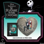 2021 Niue The Nightmare Before Christmas Love is Eternal 1oz Silver Heart Coin Wanted Sold $169.99