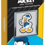 2021 Niue Disney Mickey and Friends Donald Duck Shaped 1 oz .999 Silver Coin Wanted Sold $98.99