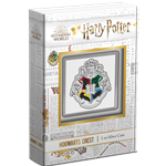 2021 Niue Harry Potter Hogwarts School Crest Shaped 1 oz .999 Silver Proof Coin Wanted Sold $94.99