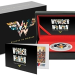 2021 Niue WONDER WOMAN 1 oz Colorized Silver Proof Coin ~ 80th Anniversary Wanted Sold $148.48