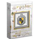 2021 Niue Harry Potter Hufflepuff House Crest Shaped 1 oz .999 Silver Coin Wanted Sold $95.00