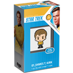 2021 Niue Chibi Star Trek CAPTAIN JAMES T KIRK 1 oz Silver Proof Coin Wanted Sold $95.00