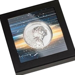 2021 Cook Islands Silver Burst UHR 3 oz .999 Silver Proof Coin Wanted Sold $300.00