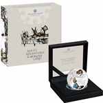 2021 Great Britain Alice’s Adventures in Wonderland 1 oz .999 Silver Proof Coin Wanted Sold $130.00