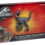 2021 Niue Jurassic World Blue The Velociraptor 2 oz Silver Coin Wanted Sold $224.00