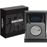 2022 Niue Star Wars Mandalorian Classic THE CHILD GROGU 1 oz Silver Proof Coin Wanted Sold $105.00