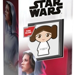 2021 Niue Star Wars Princess Leia CHIBI 1oz Silver Proof Coin Wanted Sold $130.00