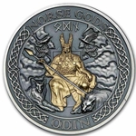 2021 Cook Islands Norse Gods Odin 2 oz High Relief .999 Silver Coin Wanted Sold $195.00