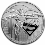2021 Niue 1 oz Silver coin $2 DC Comics Justice League: Superman Round. Wanted Sold $50.00