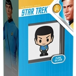 2021 Niue Chibi Star Trek SPOCK 1 oz Colorized Silver Proof Coin Wanted Sold $100.00