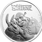 2021 Niue 1 oz Silver Coin SHREK 20th Anniversary .999 fine in mint capsule Wanted Sold $40.00